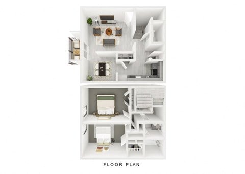 Floor plan for 2 beds, 1.5 baths, 1185 sqft